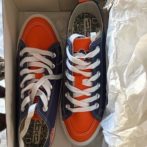 Womens Auburn Orange and Blue Sneakers